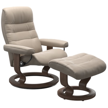 Large Opal Classic Chair & Ottoman