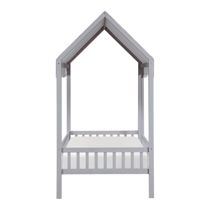 Cottage-Style Twin Platform Bed w/Canopy