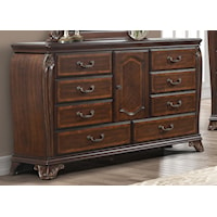 Traditional 8-Drawer Dresser