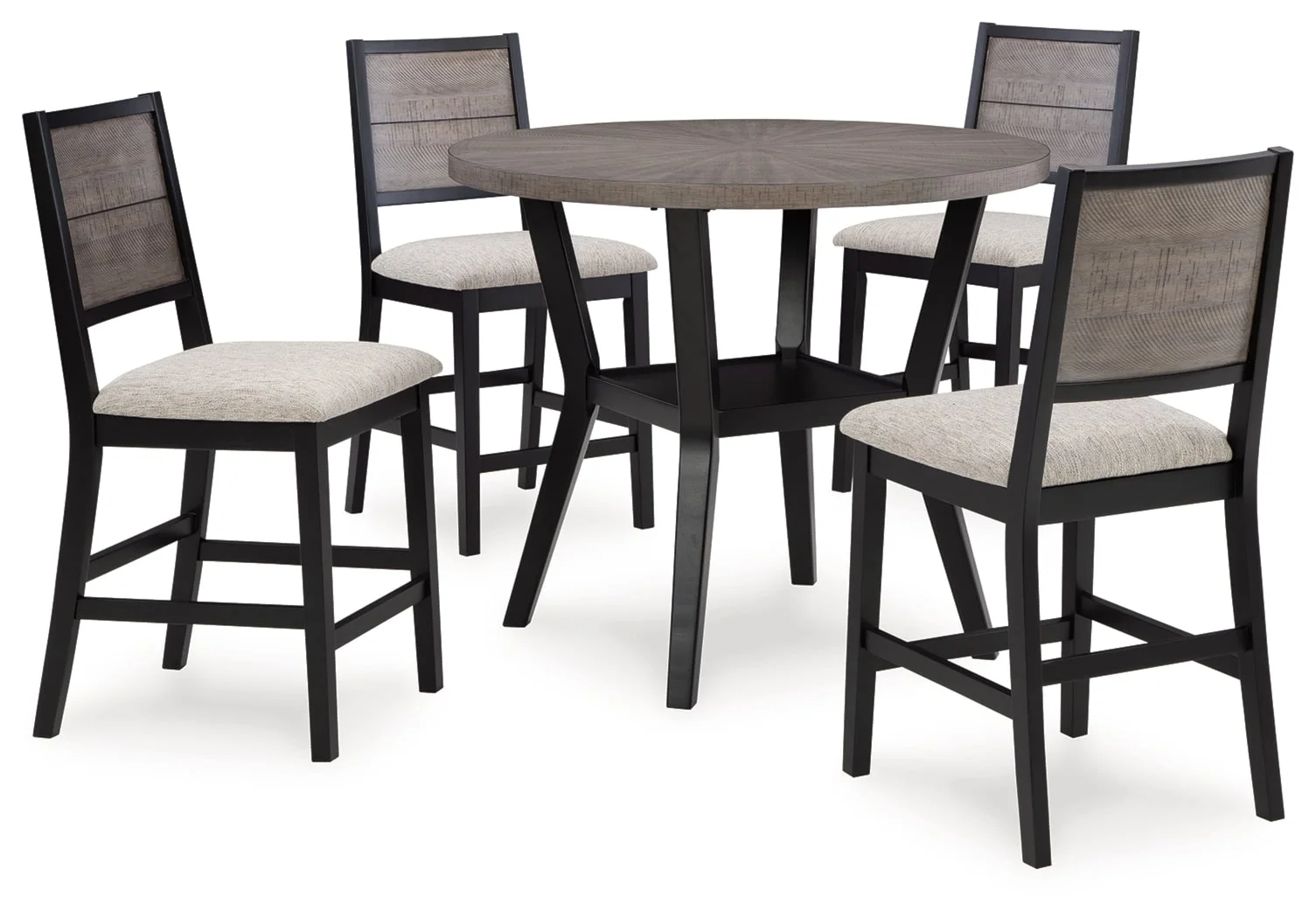 Signature Design By Ashley Corloda D426 223 Counter Height Dining Table And 4 Barstools Set Of 1925