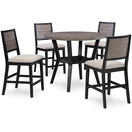 Round Counter Table Set