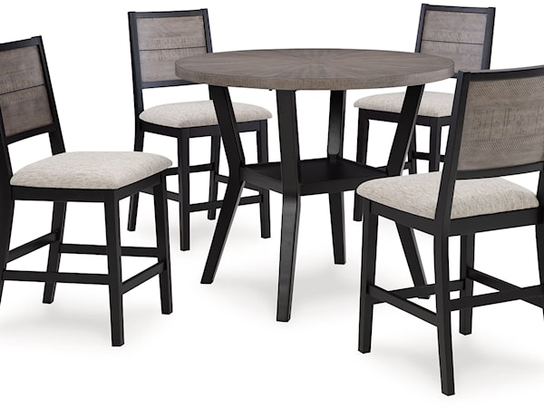 Round Counter Table Set