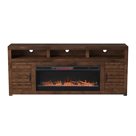 78&quot; Fireplace Console