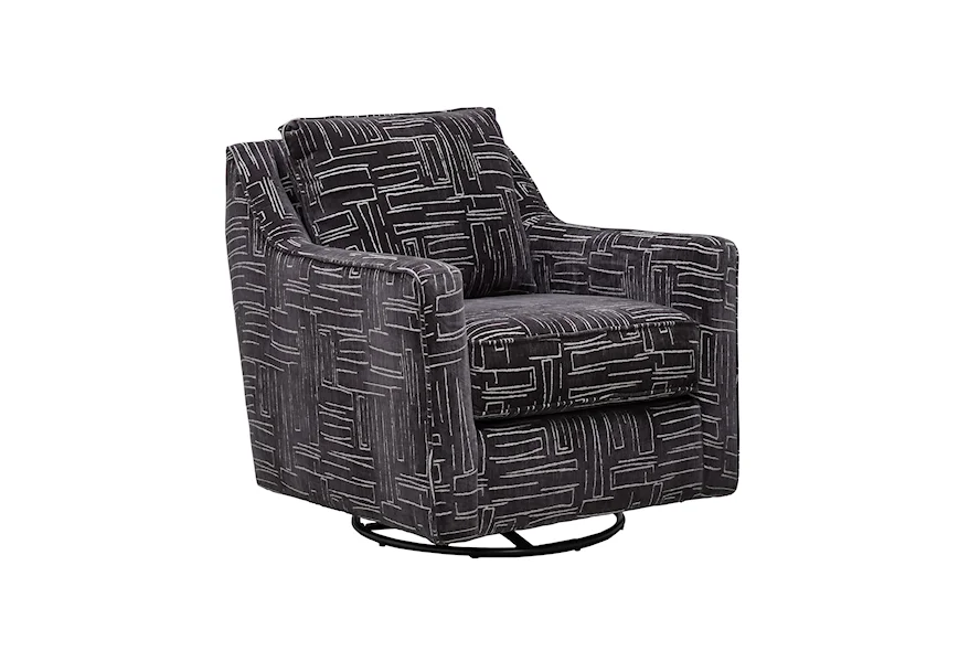 2061 SILVERSMITH QUARTZ Swivel Glider Chair by Fusion Furniture at Furniture Barn