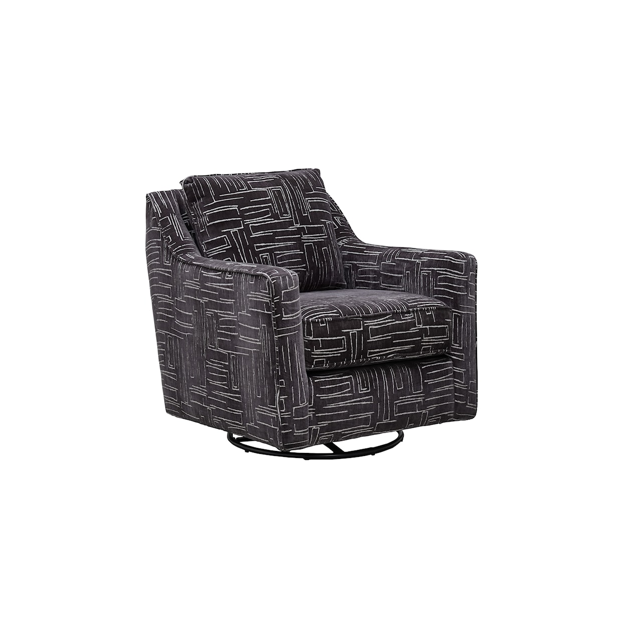 Fusion Furniture 2061 SILVERSMITH QUARTZ Swivel Glider Chair