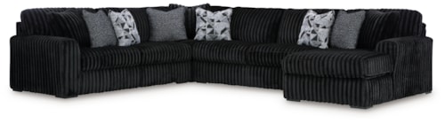 4-Piece Sectional with Chaise