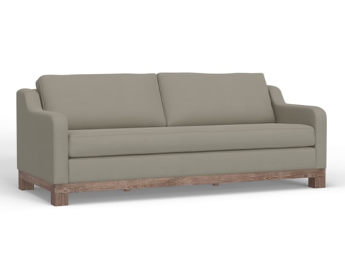 Contemporary Sofa with Bench Cushion