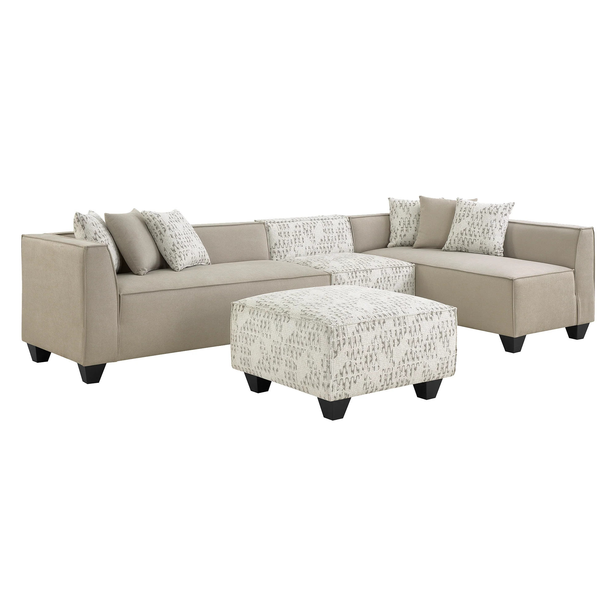 Square Cocktail Ottoman