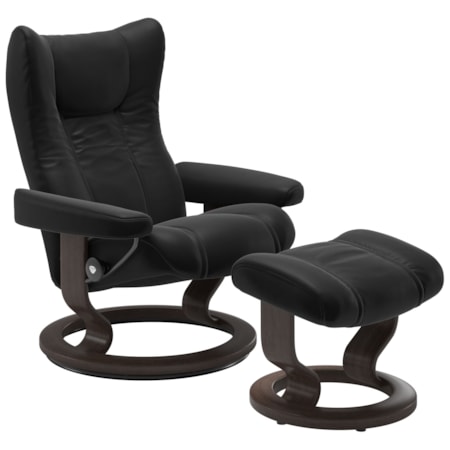 Small Reclining Chair and Ottoman