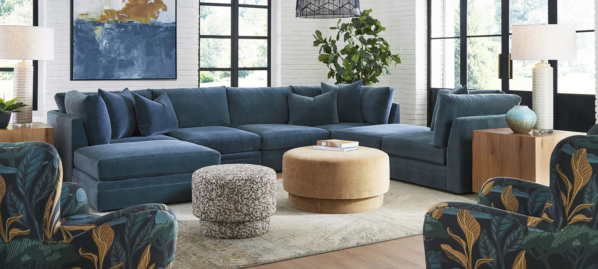 6-Piece Sectional Sofa