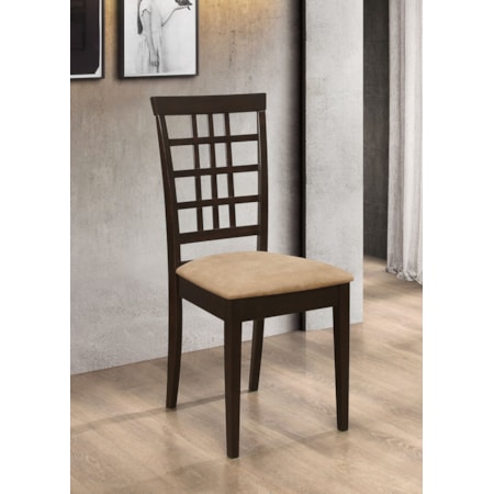 Lattice Back Dining Side Chair