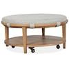 Magnussen Home Lindon Occasional Tables Round Cocktail Table