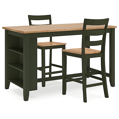 3-Piece Counter Height Dining Set