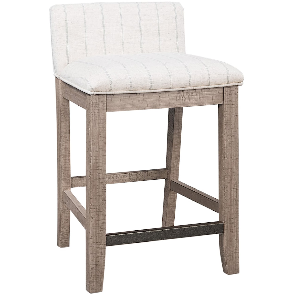 Aspenhome Foundry Counter-Height Stool with Upholstered Seat