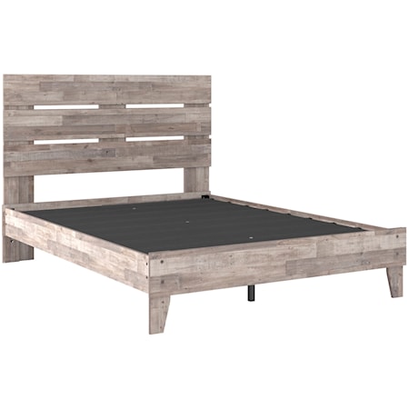 Queen Platform Bed with Headboard