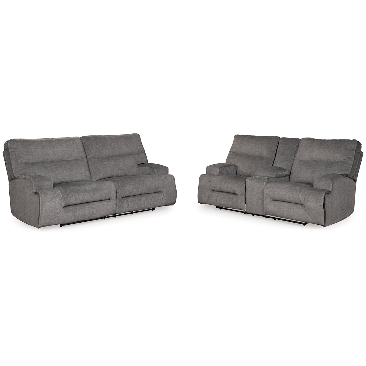 Signature Design by Ashley Coombs Reclining Sofa and Loveseat Set