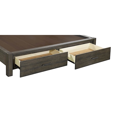 Queen Storage Panel Bed