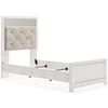 Signature Design Altyra Twin Upholstered Panel Bed