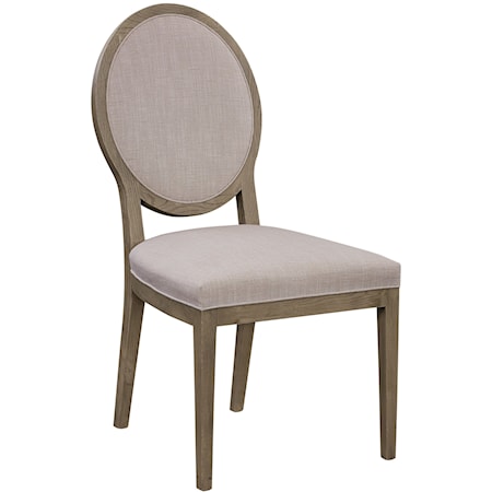 Customizable Solid Wood Upholstered Side Chair