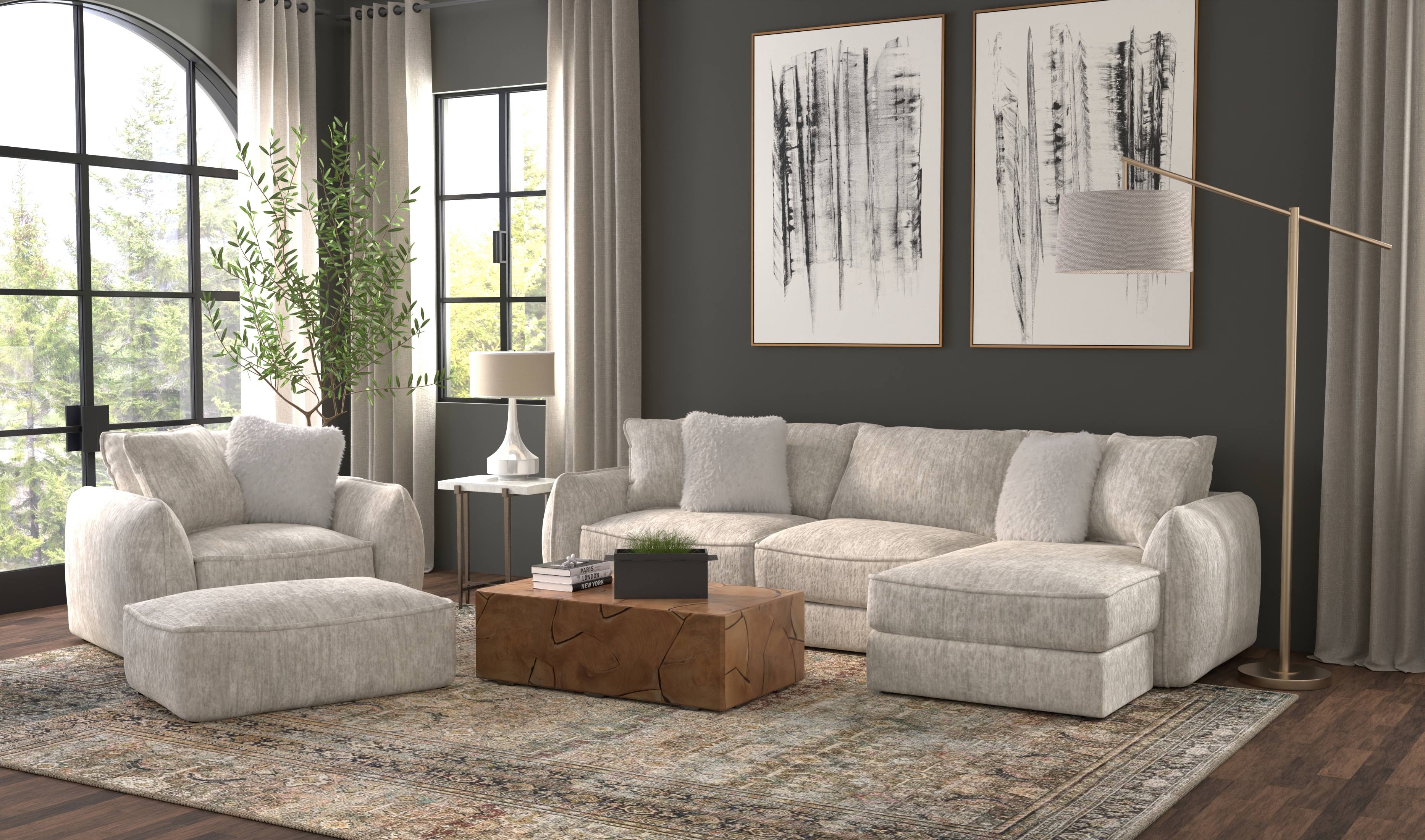 Jackson Furniture Bucktown 2-Piece Sectional Sofa