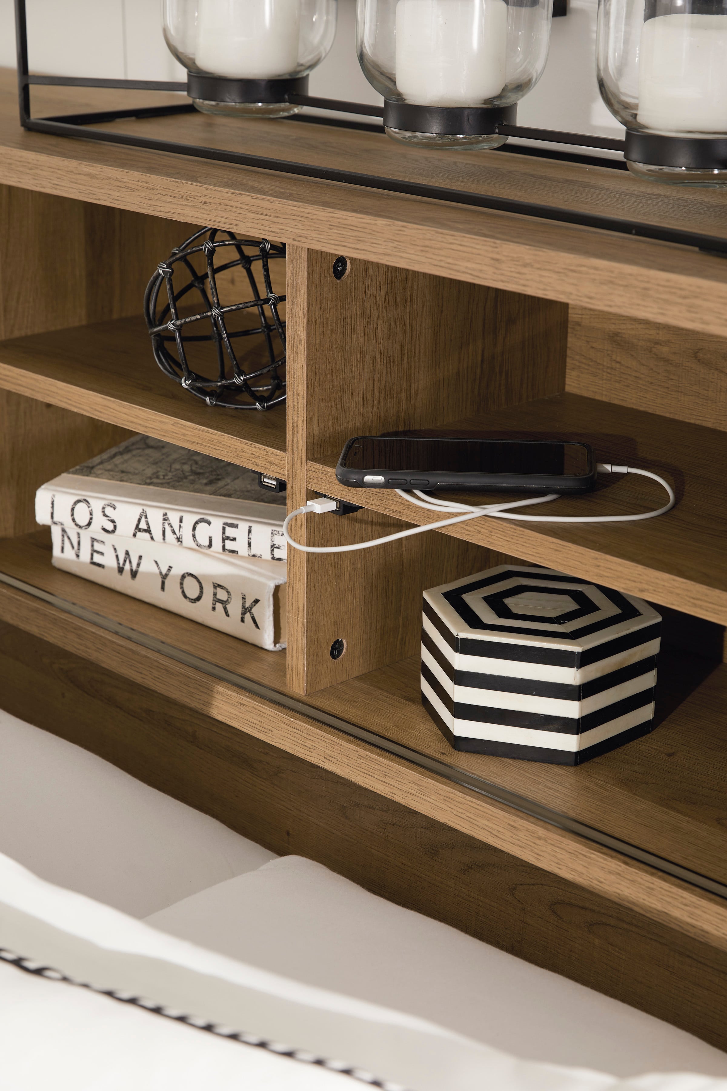 Signature Design by Ashley Thadamere B06065 Queen Storage Headboard