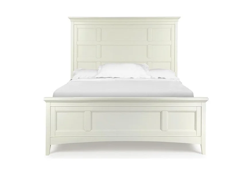 Kentwood Bedroom Queen Panel Bed with Storage Rails by Magnussen Home at Sheely's Furniture & Appliance