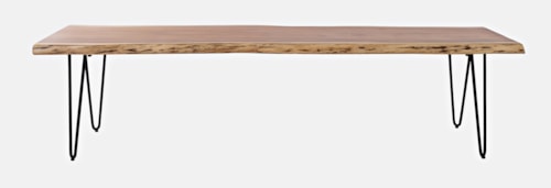 Live Edge 70" Bench