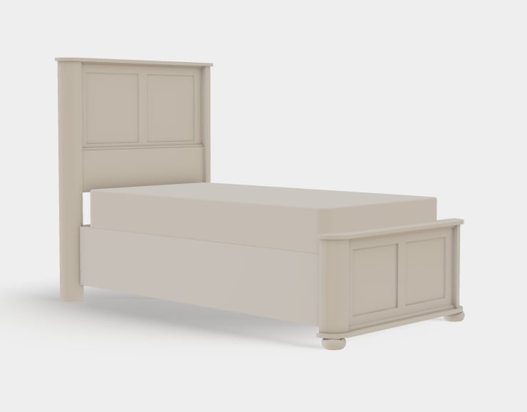 Twin XL Panel Bed Right Drawerside