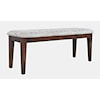 Jofran Rhianna Upholstered Bench