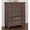 Laurel Mercantile Co. Bungalow 5 Drawer Chest