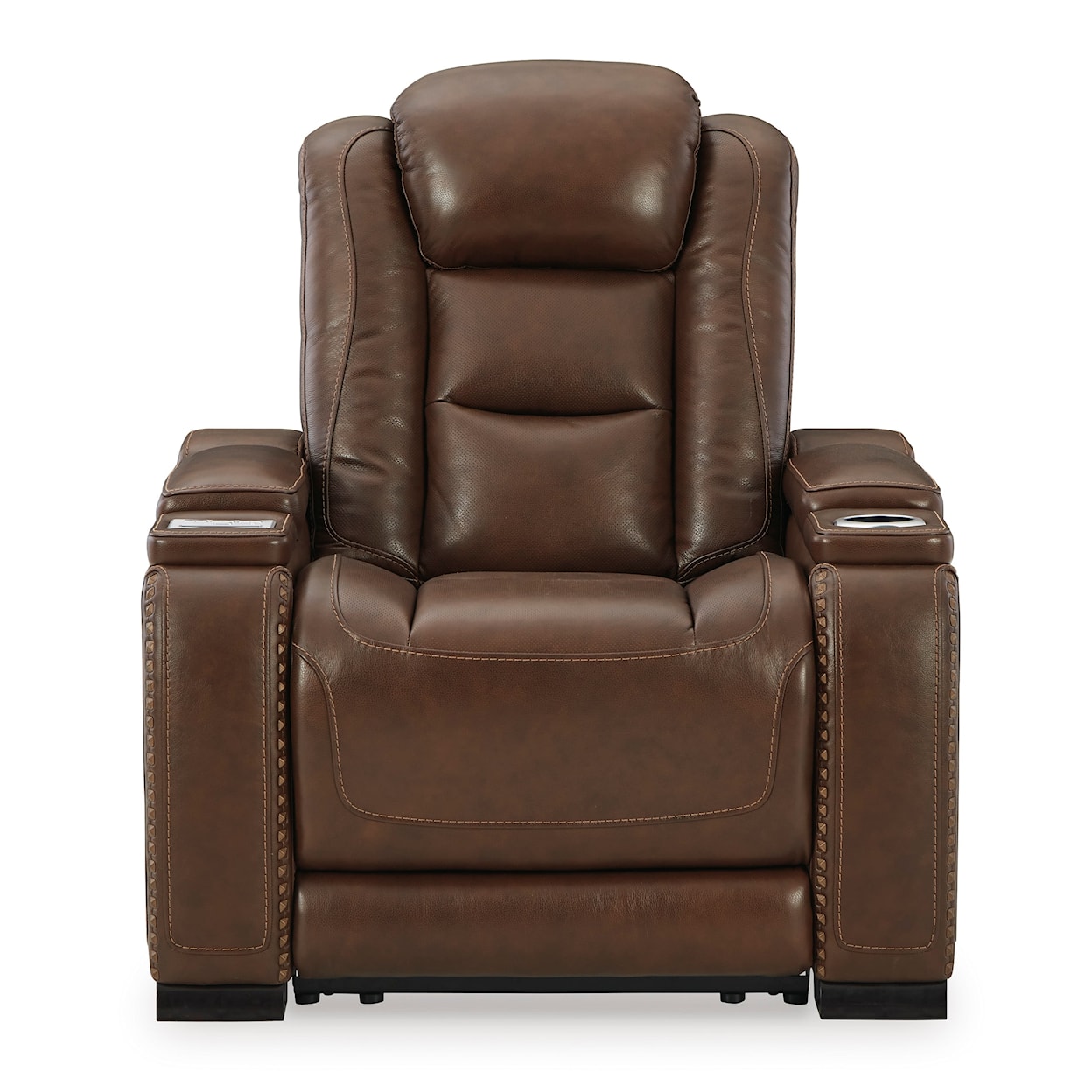 Ashley Furniture Signature Design The Man-Den Power Recliner with Adjustable Headrest