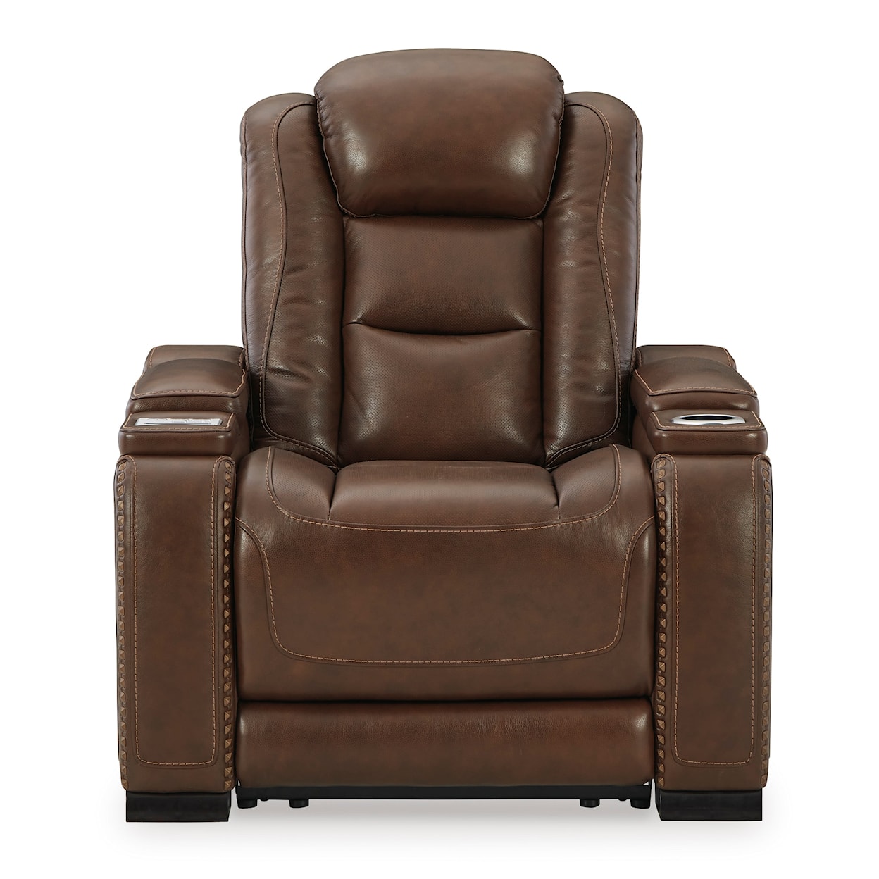 Signature Design by Ashley The Man-Den Power Recliner with Adjustable Headrest