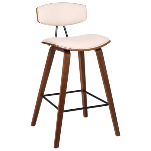 Contemporary 26" Upholstered Counter Height Barstool
