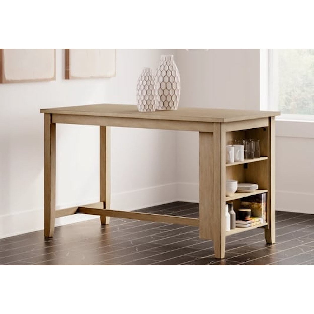 Ashley Furniture Signature Design Sanbriar Counter Height Dining Table