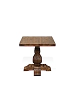 Riverside Furniture Hawthorne Side Table with Traditionally Turned Cross Base