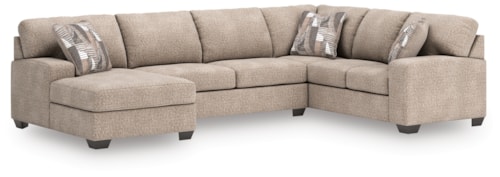 3-Piece Sectional With Chaise
