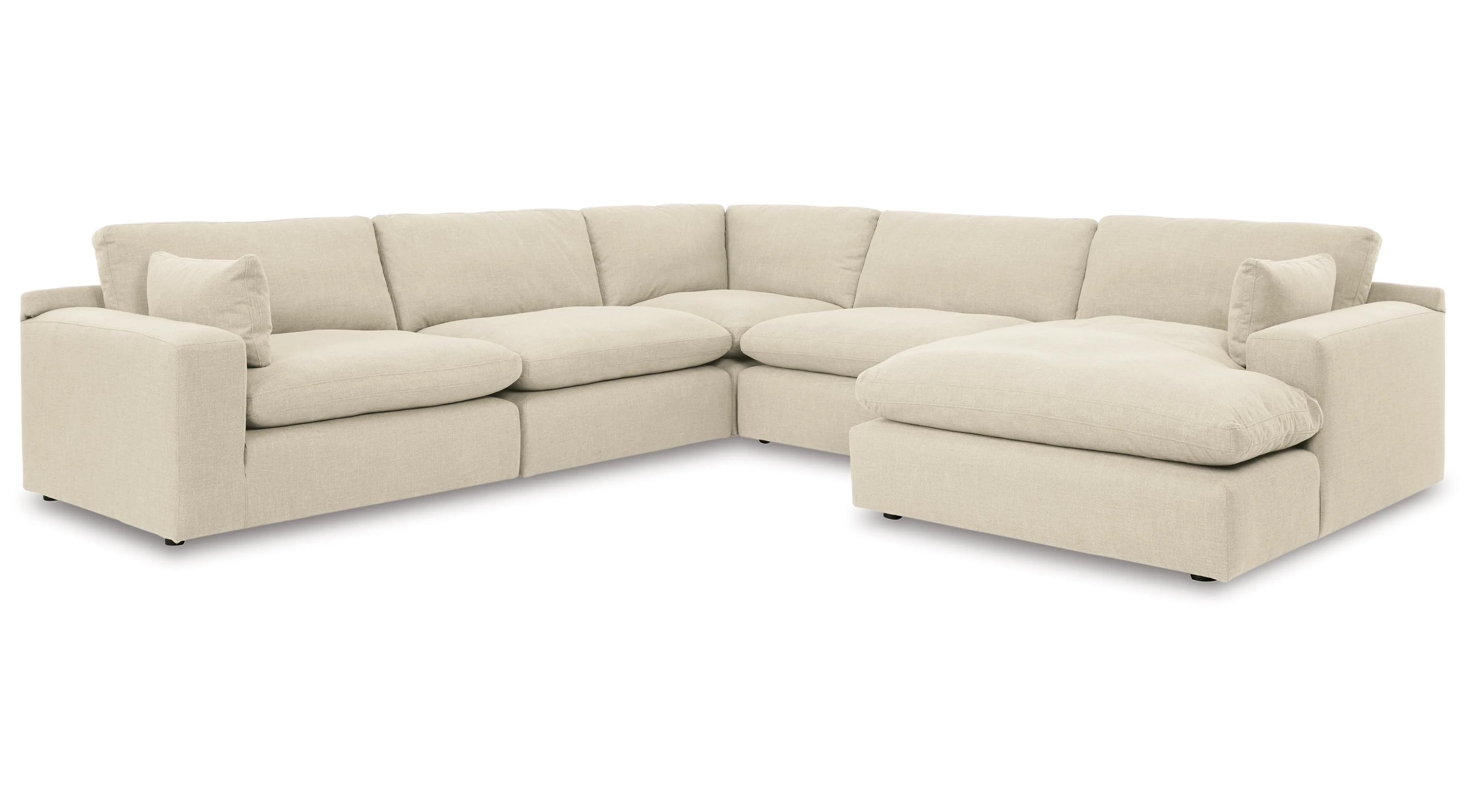 Elyza 5 Piece Modular Sectional with Chaise