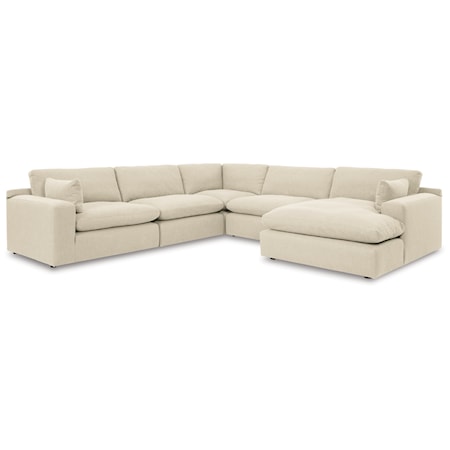 5-Piece Modular Sectional with Chaise