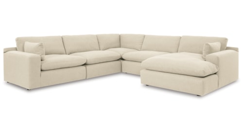 5-Piece Modular Sectional with Chaise