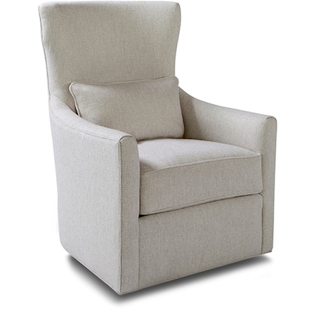 Swivel Chair with Tall Back