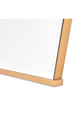 Michael Amini St. Charles Transitional Wall Mirror with Beveled Edges