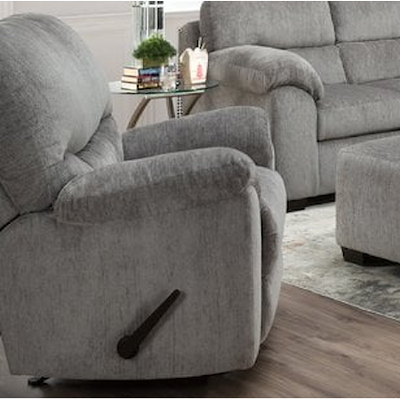 Recliner with Pillow Arms