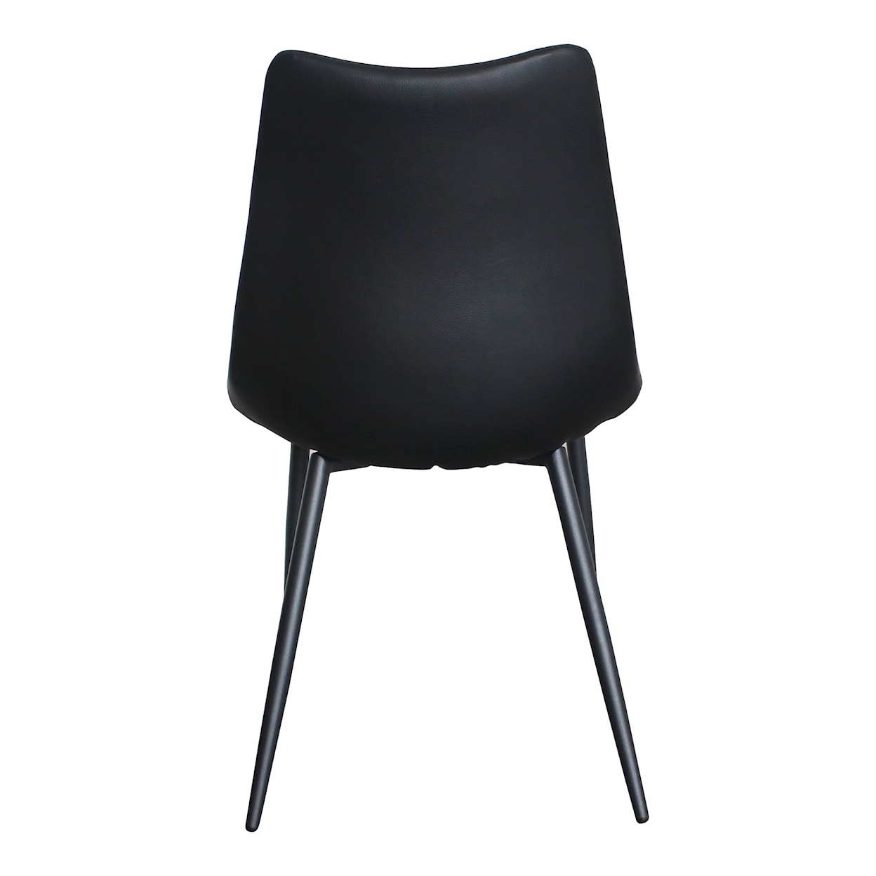 Moe's Home Collection Alibi Alibi Dining Chair Matte Black-M2