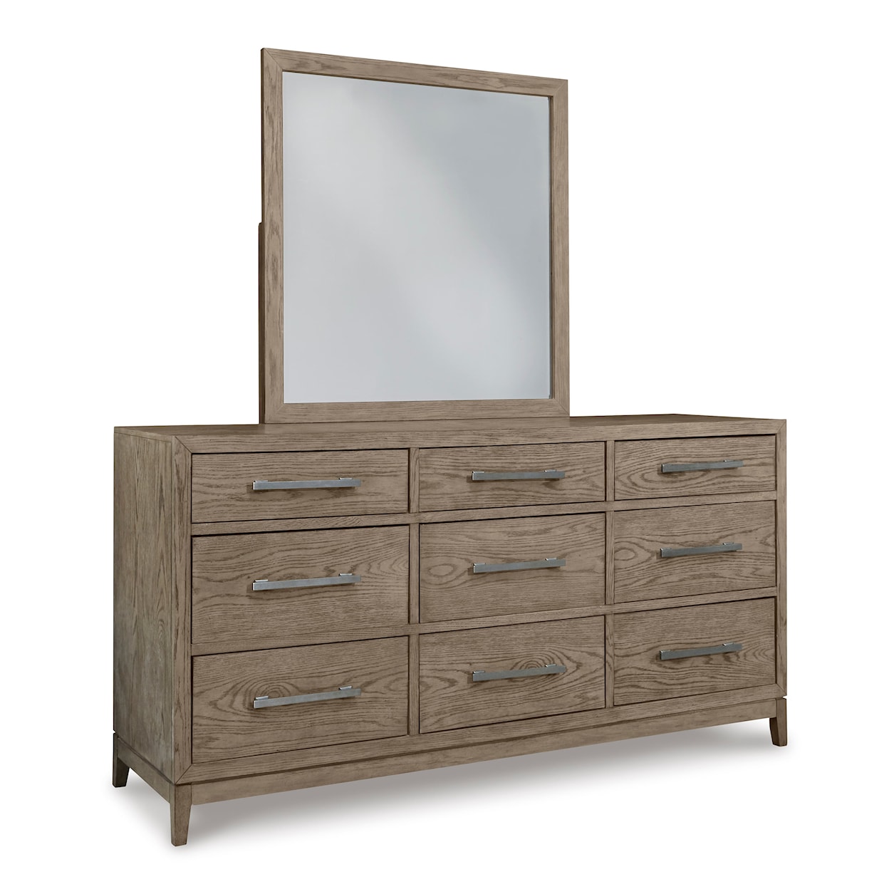 Ashley Furniture Signature Design Chrestner Dresser and Mirror Set