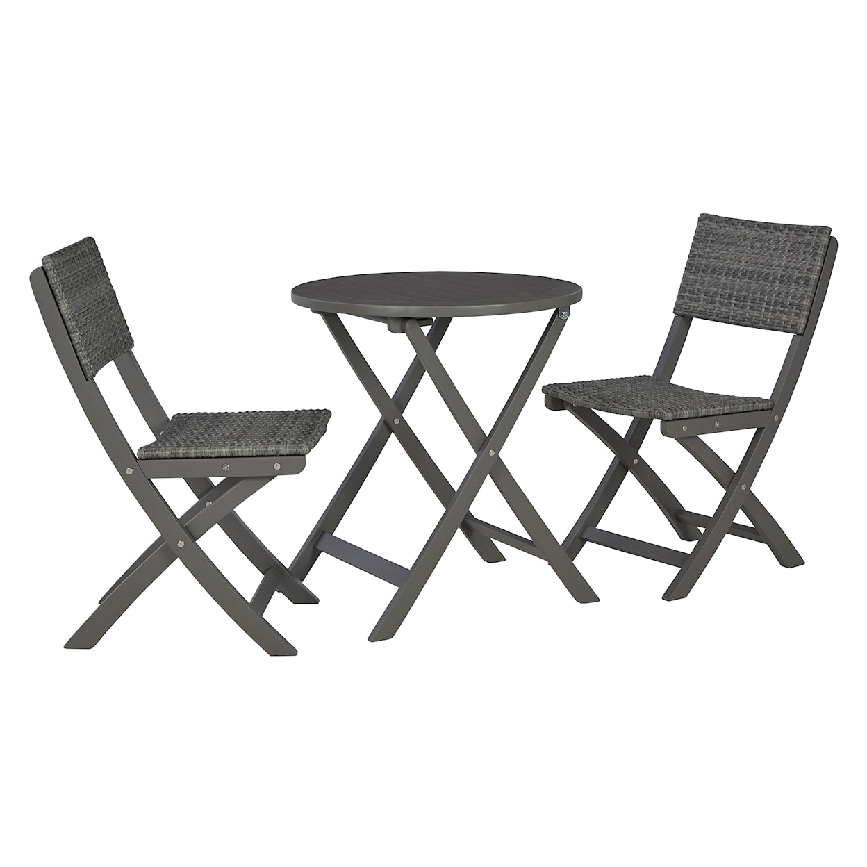 Signature Design by Ashley Safari Peak Outdoor Table and Chairs (Set of 3)