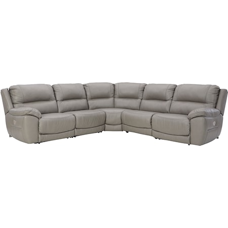 5-Piece Power Reclining Sectional