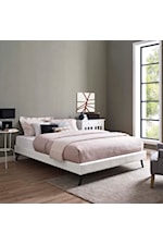 Modway Loryn Full Fabric Bed Frame with Round Splayed Legs