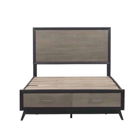 King Platform Storage Bed