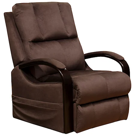Transitional Power Lift Recliner with Heat and Massage