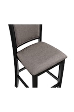 New Classic Potomac Transitional Counter Height Two Tone Side Chair